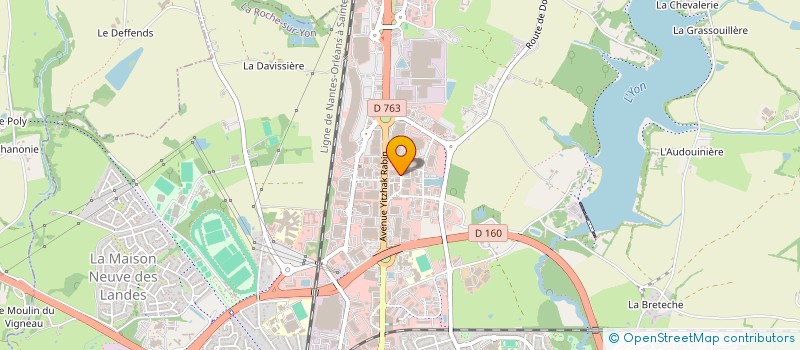 localisation de l'entreprise PAPETERIE BOUTIN à LA ROCHE-SUR-YON