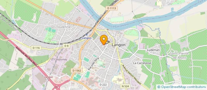 localisation de l'entreprise PAPETERIE BUREAU ET CREATIONS à LANGON