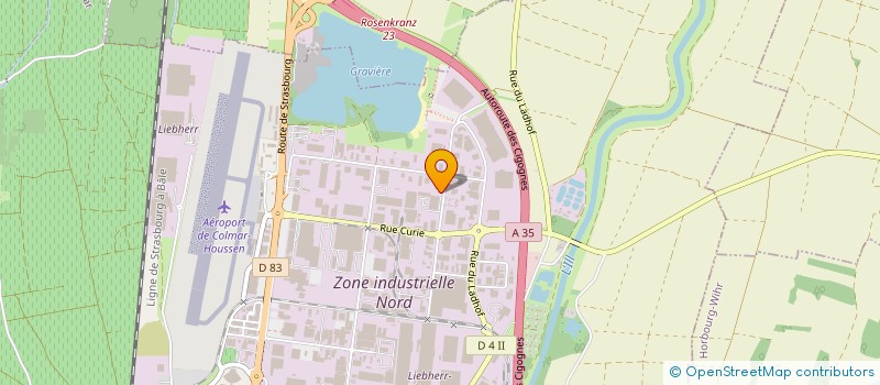 localisation de l'entreprise PAPETERIE DE L EST à COLMAR
