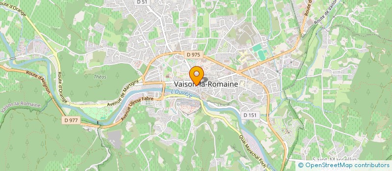 localisation de l'entreprise PAPETERIE DE L OUVEZE  VAISON-LA-ROMAINE