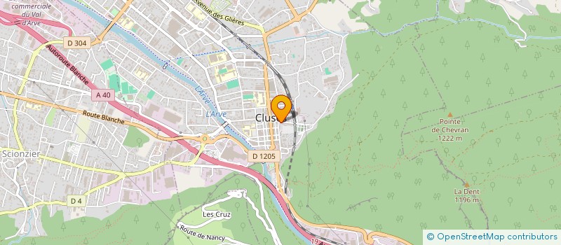 localisation de l'entreprise PAPETERIE DELAS ET FILS à CLUSES
