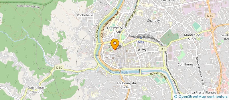 localisation de l'entreprise PAPETERIE DES CEVENNES à ALES