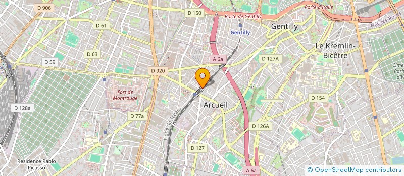 localisation de l'entreprise PAPETERIE LAPLACE à ARCUEIL