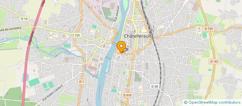 localisation de l'entreprise PAPETERIE MODERNE à CHATELLERAULT
