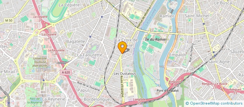 localisation de l'entreprise PAPETERIE PRESSE DE LA POINTE à TOULOUSE