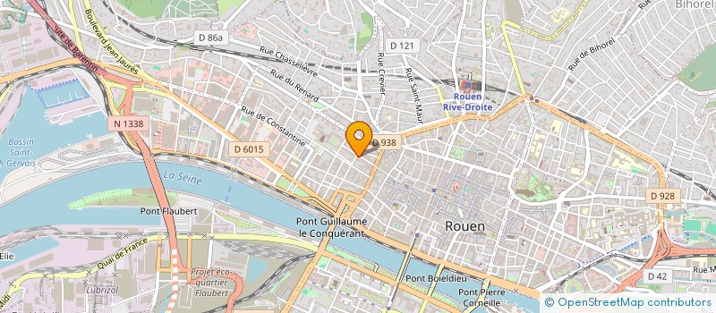 localisation de l'entreprise PAPETERIE RECTO-VERSO à ROUEN