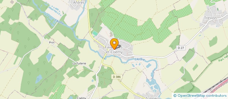 localisation de l'entreprise PAPETERIES DE COURLANDON à COURLANDON