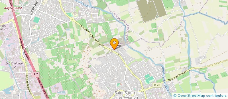 localisation de l'entreprise PAPETERIES DE GROMELLE  SAINT-SATURNIN-LES-AVIGNON