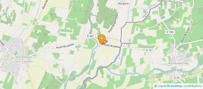 localisation de l'entreprise PAPETERIES DE MONTSEGUR  MONTSEGUR-SUR-LAUZON