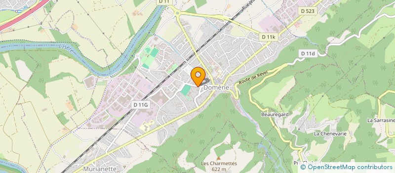 localisation de l'entreprise PAPETERIES DES ALPES à DOMENE