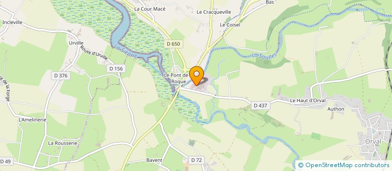 localisation de l'entreprise PAPETERIES DU COTENTIN à ORVAL SUR SIENNE