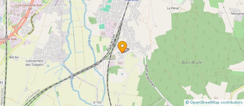 localisation de l'entreprise PAPETERIES GUILLAUD à LA COURONNE