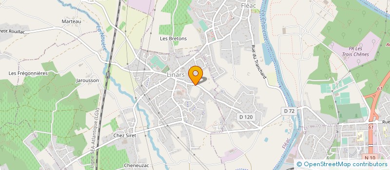 localisation de l'entreprise PAPETERIES MODERNES D'ANGOULEME à FLEAC