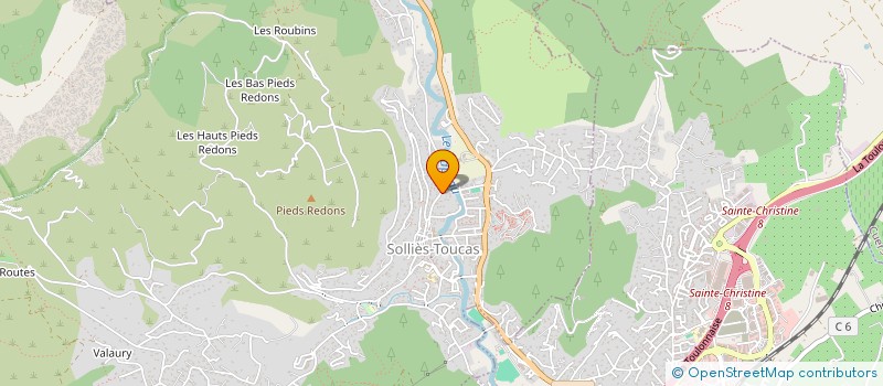 localisation de l'entreprise PAPETMAMET  SOLLIES-TOUCAS