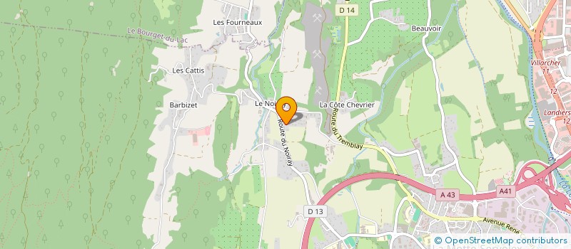 localisation de l'entreprise PAPI  LA MOTTE-SERVOLEX