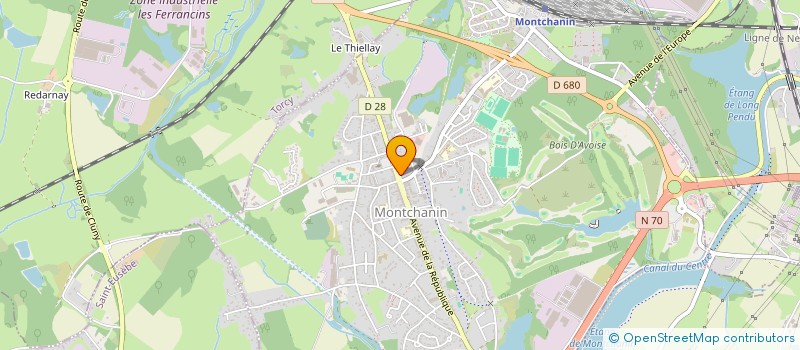 localisation de l'entreprise PAPI BISCUITS  MONTCHANIN