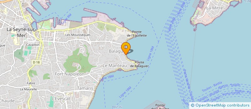 localisation de l'entreprise PAPI & BOSCHERINI à LA SEYNE-SUR-MER