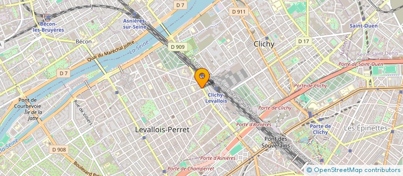localisation de l'entreprise PAPI&CO à LEVALLOIS-PERRET