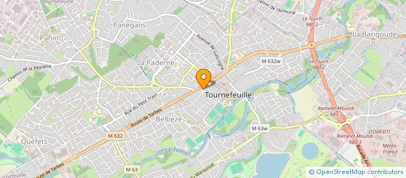 localisation de l'entreprise PAPI EZIO à TOURNEFEUILLE