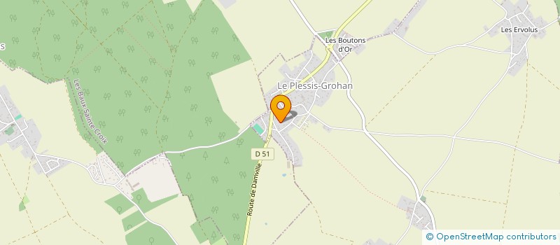 localisation de l'entreprise PAPICHULO  LE PLESSIS-GROHAN