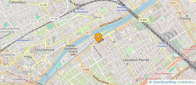 localisation de l'entreprise PAPIDUC à LEVALLOIS-PERRET