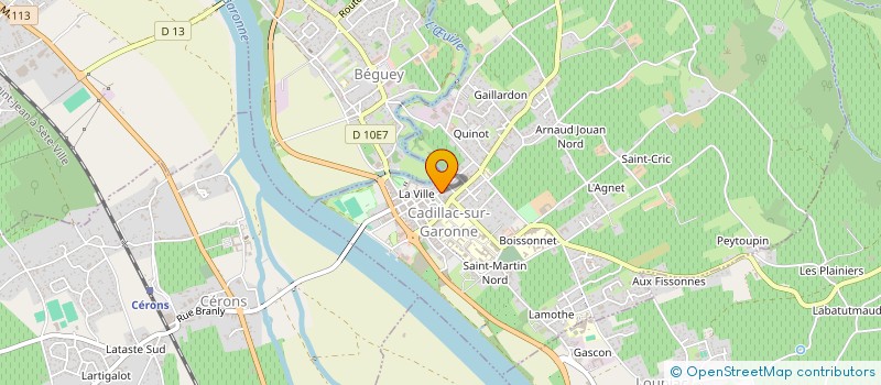 localisation de l'entreprise PAPIER A ETRES  CADILLAC-SUR-GARONNE