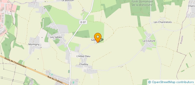 localisation de l'entreprise PAPIER ET CARTON  CRECY-LA-CHAPELLE