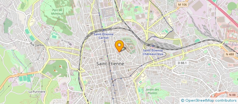 localisation de l'entreprise PAPIER FEU à SAINT-ETIENNE