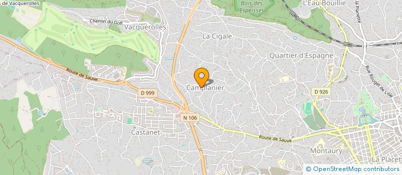 localisation de l'entreprise PAPIER RECUPERATION RECYCLAGE (P2R)  NIMES