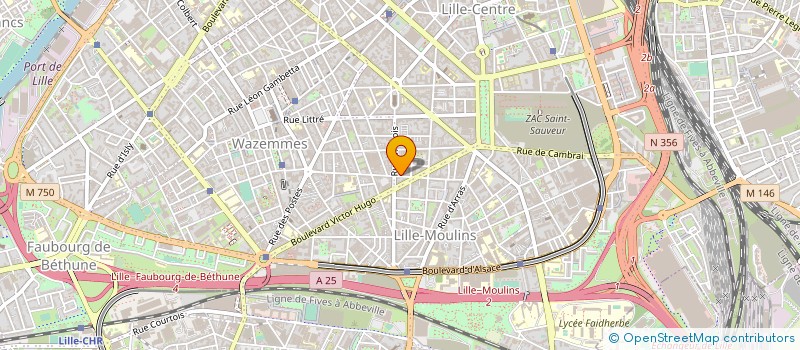 localisation de l'entreprise PAPIER RECYCLE A E N à LILLE