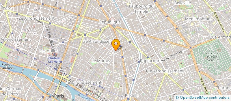 localisation de l'entreprise PAPIER TIGRE  PARIS