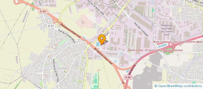 localisation de l'entreprise PAPIERS A PAVIOT à CORBAS