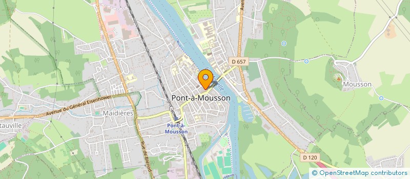 localisation de l'entreprise PAPIERS CADEAUX à PONT-A-MOUSSON