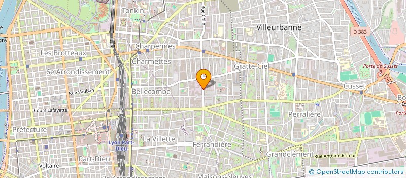 localisation de l'entreprise PAPIERS HENRI GOIRAND SA  VILLEURBANNE