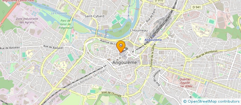 localisation de l'entreprise PAPIERSPLUMES à ANGOULEME