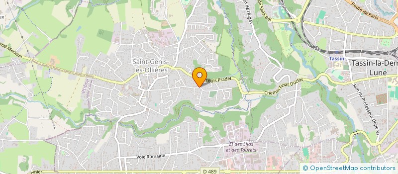 localisation de l'entreprise PAPILA  SAINT-GENIS-LES-OLLIERES