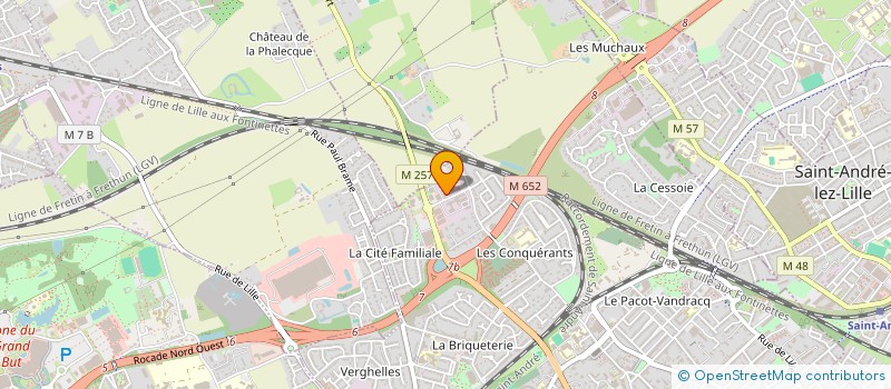 localisation de l'entreprise PAPILI à LAMBERSART