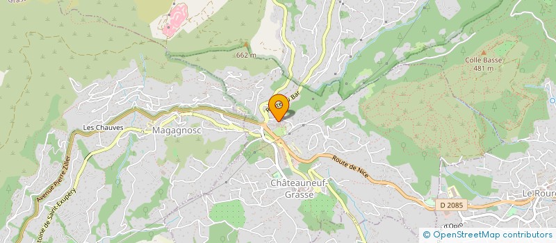 localisation de l'entreprise PAPILLA à CHATEAUNEUF-GRASSE