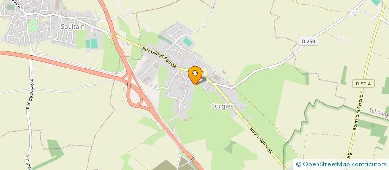 localisation de l'entreprise PAPILLES  CURGIES