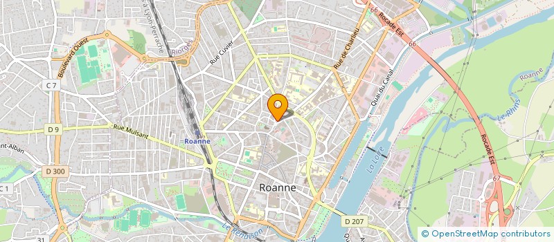 localisation de l'entreprise PAPILLES à ROANNE