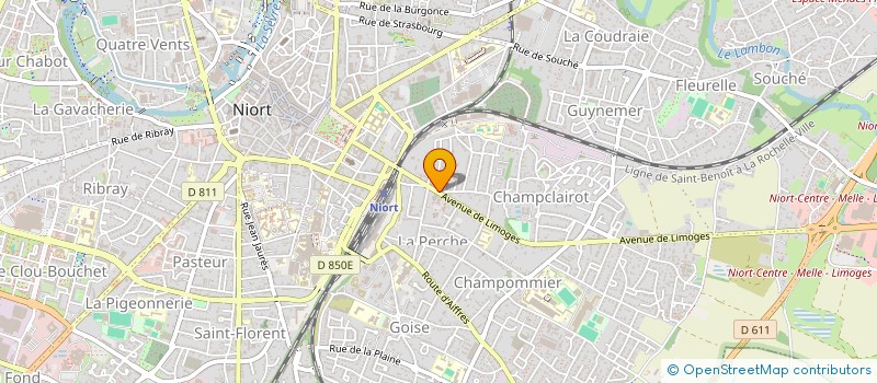 localisation de l'entreprise PAPILLES à NIORT
