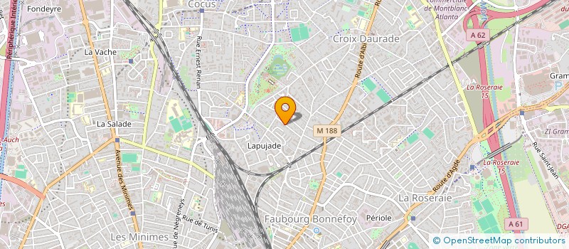 localisation de l'entreprise PAPILLES ET PETITS POIS à TOULOUSE