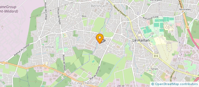 localisation de l'entreprise PAPILLES K à SAINT-MEDARD-EN-JALLES