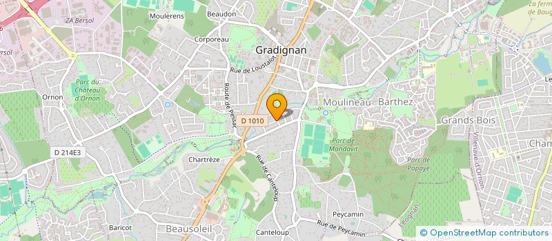 localisation de l'entreprise PAPILLES & PAPRIKA à GRADIGNAN