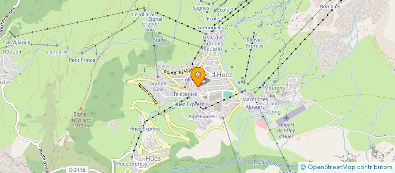 localisation de l'entreprise PAPILLON  HUEZ