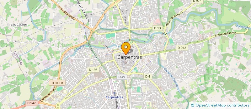 localisation de l'entreprise PAPILLON à CARPENTRAS