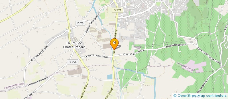 localisation de l'entreprise PAPILLON  CHATEAURENARD