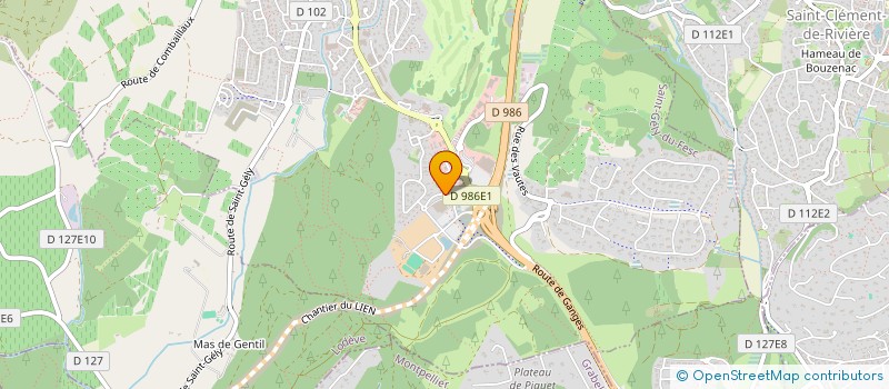 localisation de l'entreprise PAPILLON  SAINT-GELY-DU-FESC