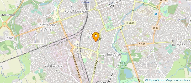 localisation de l'entreprise PAPILLON à LA ROCHE-SUR-YON