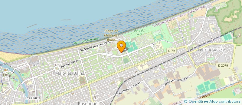 localisation de l'entreprise PAPILLON à DUNKERQUE